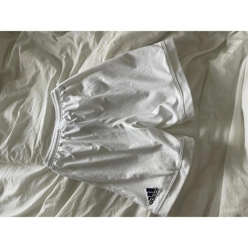 White Adidas Soccer Shorts